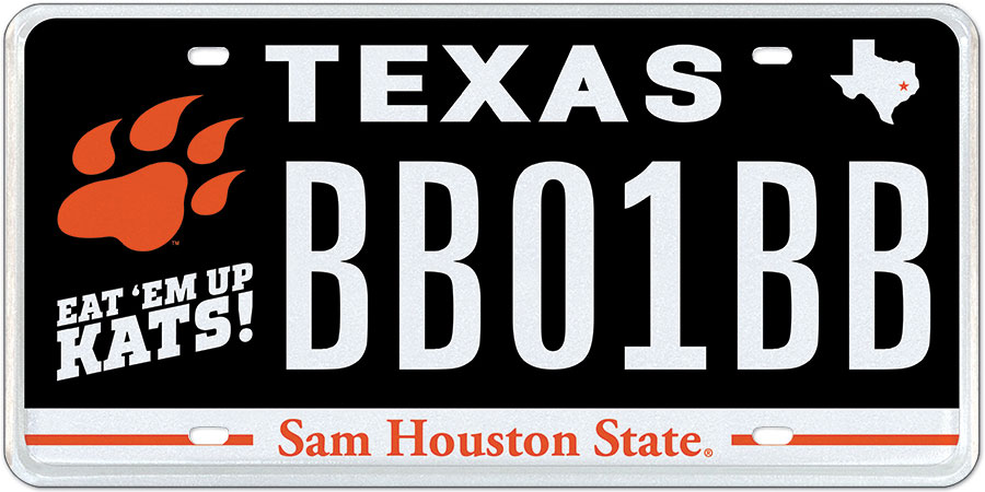 Sam Houston State University - Specialty plate in Texas